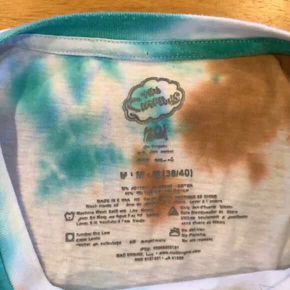 The Simpsons Tie Dye T Shirt Bart Simpson Squishes Sugar Rush Mens Size Medium - Picture 8 of 9